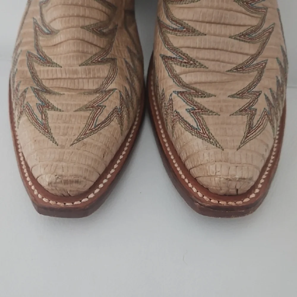 Lucchese Vintage Women's 1183 Exotic Cowboy Boots - Picture 15 of 15